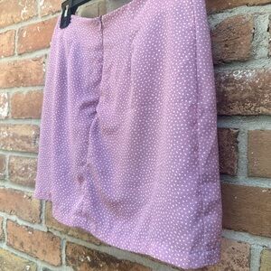 Altar'd State Women's Pink Polka Dot Mini Skirt